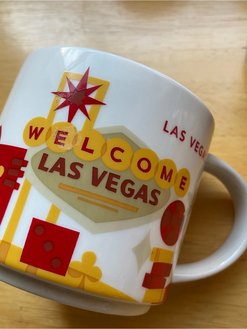 Starbucks City Collection Ceramic Mug - Red Interior set of 4